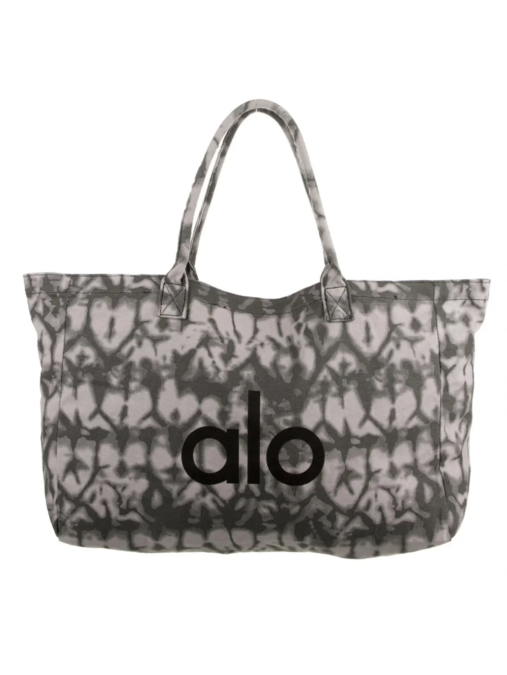 NWT Alo Yoga Grey Tie Dyed Shopper Tote